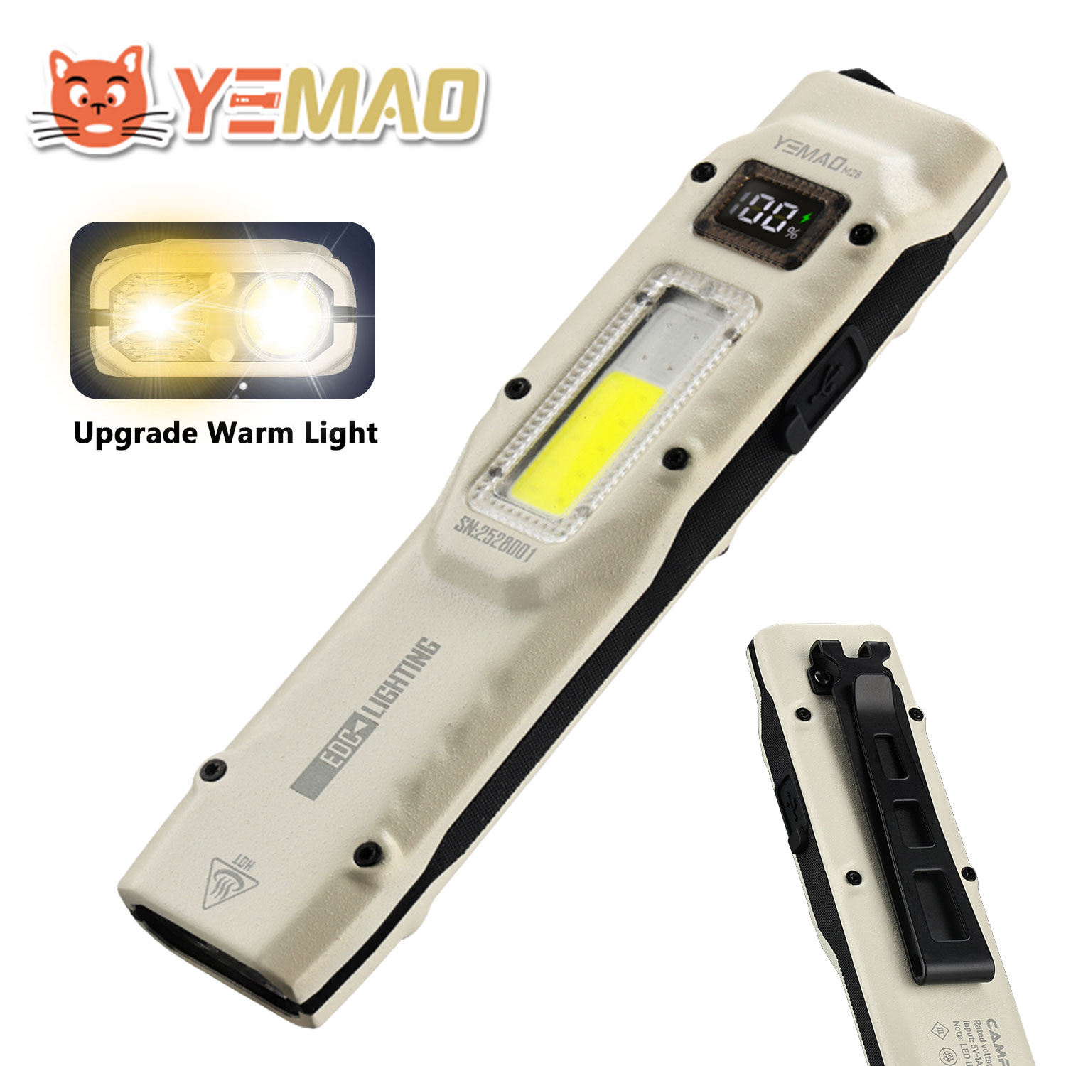 Outdoor Adventure Trips - YEMAO M28 Senter EDC Super Terang