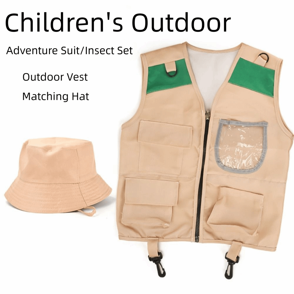 Setelan Rompi dan Topi Petuala - Outdoor Adventure Kit For Kids ulasan dan harga