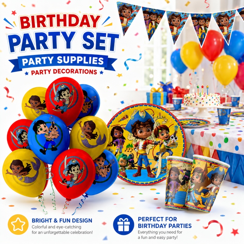 Dekorasi Pesta Ulang Tahun San - Outdoor Adventure Birthday Party ulasan dan harga