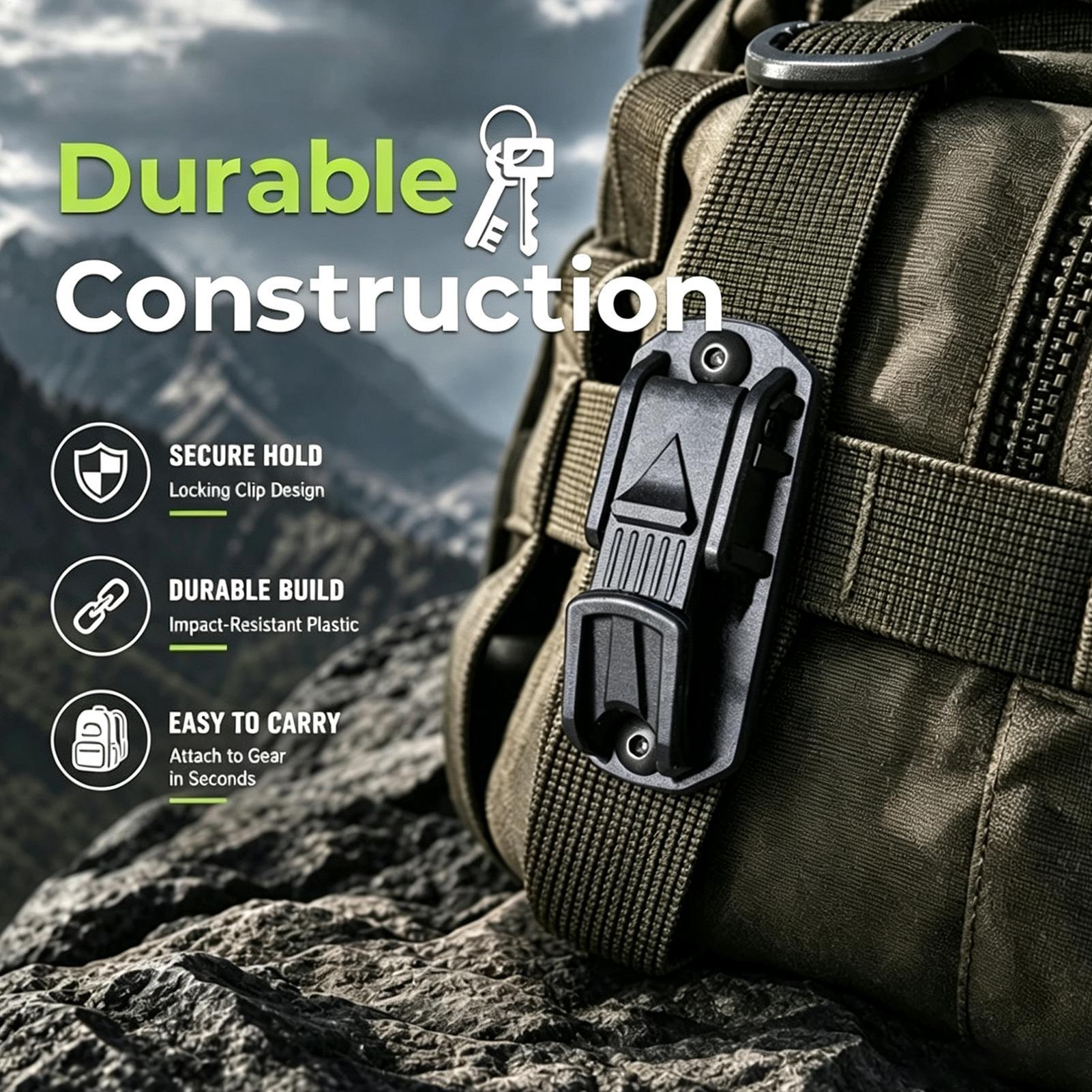 Klip Kunci Sabuk Multifungsi,  - Outdoor Adventure Backpack ulasan dan harga