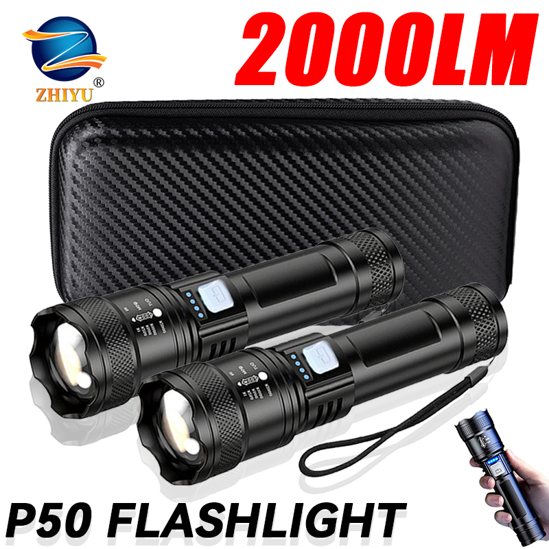Senter LED Taktis 2000LM USB I - Outdoor Adventure Trips ulasan dan harga