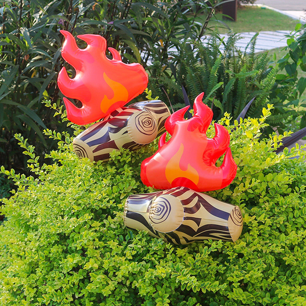 4 Buah Dekorasi Api Unggun Tiu - Outdoor Adventure Birthday Party ulasan dan harga