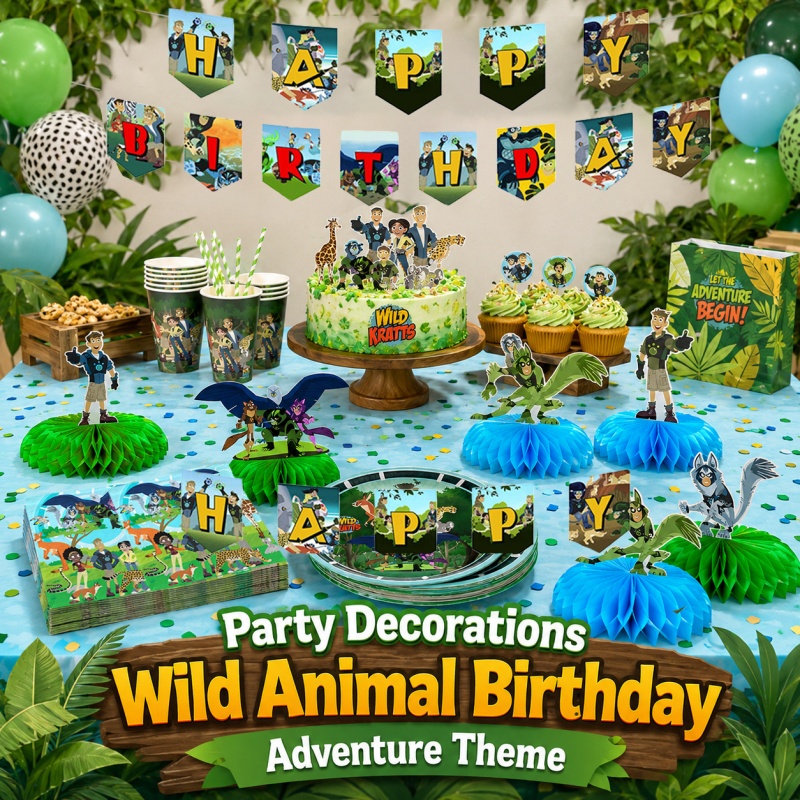 Piknik Ulang Tahun Wild Kratts - Outdoor Adventure Birthday Party ulasan dan harga